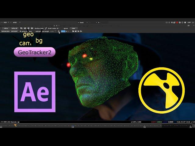 Nuke Geotracker + AE Content Aware Fill - Advanced Cleanup