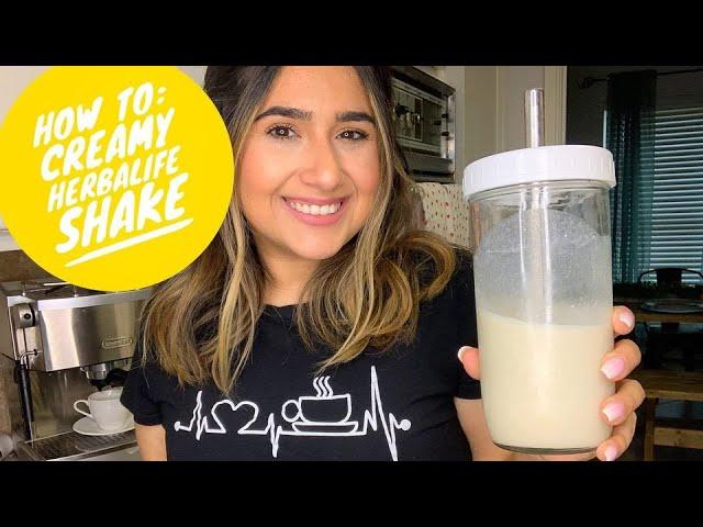 How I make my HERBALIFE shakes THICK & CREAMY!