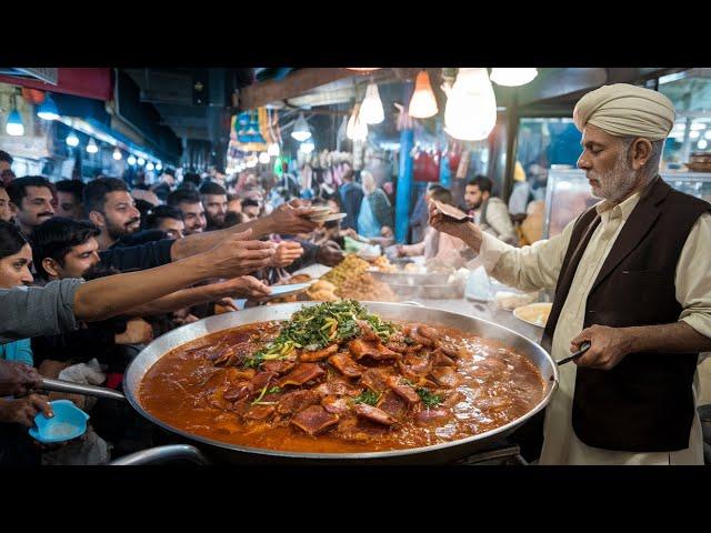 BIGGEST GIANT SIZE TAWA KALEJI FRY MAKING | MUTTON LIVER FRIED RECIPE | PAKISTAN MEAT STREET FOOD