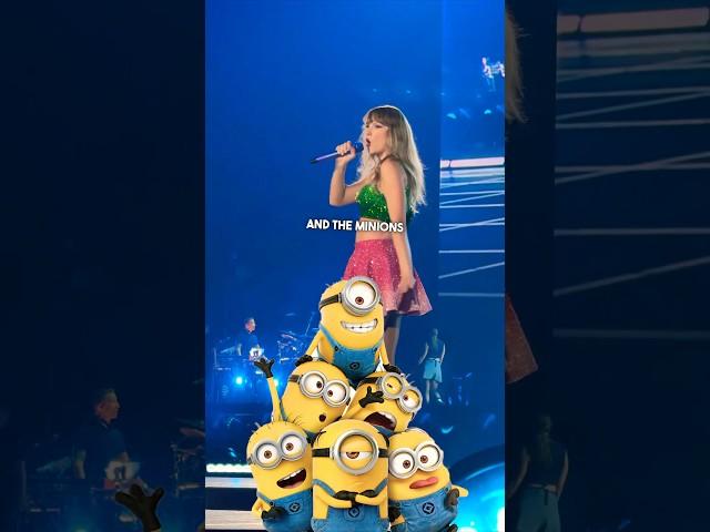 Taylor Swift x Minions at the Eras Tour  #shorts #taylorswift #minions