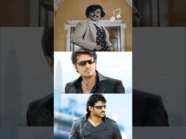 Evolution Of Billa Song _ Rajinikanth x Ajith Kumar x Prabhas #trendingshorts #shorts #viralmusic
