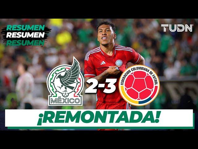 Resumen y goles | México 2-3 Colombia | Amistoso Internacional | TUDN