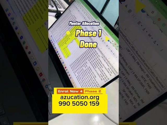 CV Mentor Allocation Phase 1 Done - Enroll Now for Phase 2 azucation.org 990 5050 159