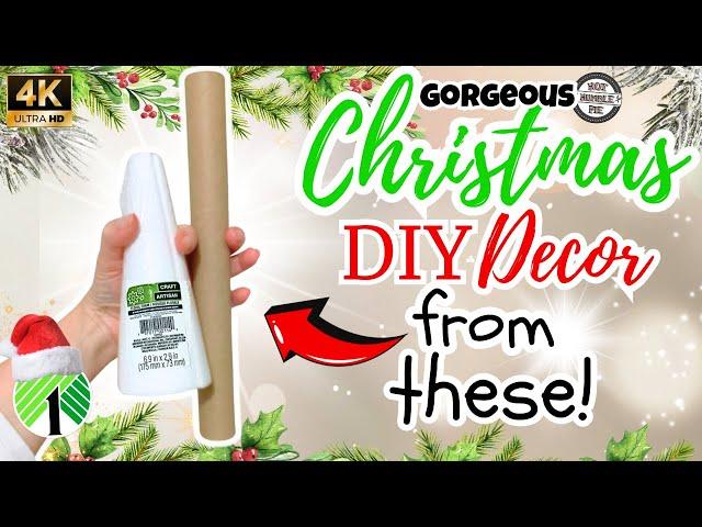 Dollar Tree Christmas DIYS using unusual items from Dollar Tree! Dollar Tree hacks