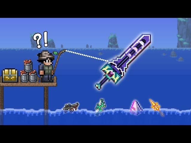 Terraria, But Fishing is Randomized...