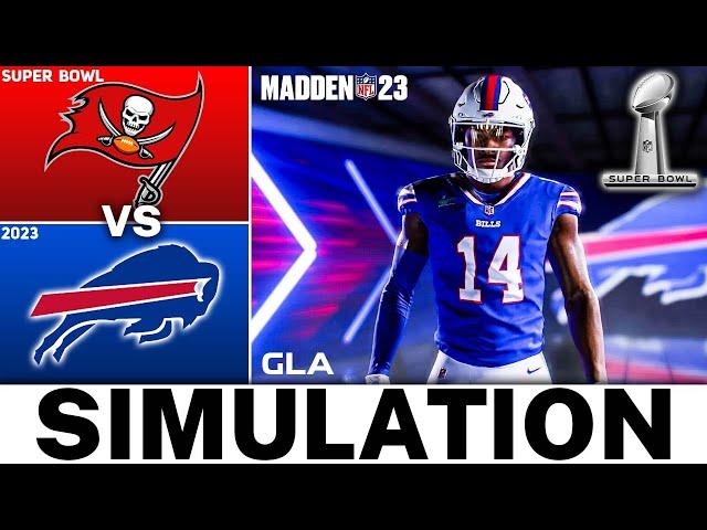 Madden 23 - Bills vs. Buccaneers Super Bowl 2023 LVII Simulation Gameplay Next Gen PS5