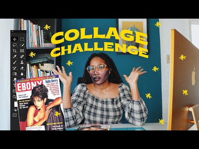 One Magazine Challenge/ Digital Collage using 1997 Ebony Magazine