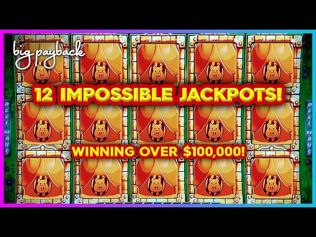 12 IMPOSSIBLE Slot Bucket List JACKPOTS! This is WHY WE WATCH!