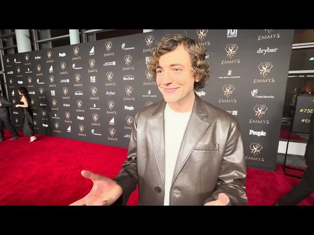 Josh Whitehouse ('Daisy Jones and the Six') Emmys 2023 nominees reception red carpet interview