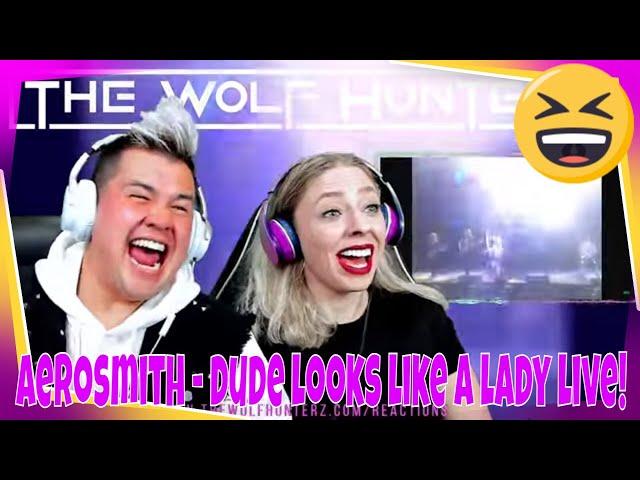 Aerosmith - Dude Looks Like a Lady Live at the 1988 MTV | THE WOLF HUNTERZ Jon and Dolly Reaction