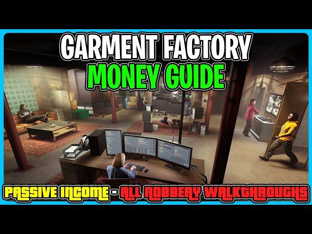 GTA Online Garment Factory Full Money Guide - GTA 5 Online Garment Factory Business Guide!