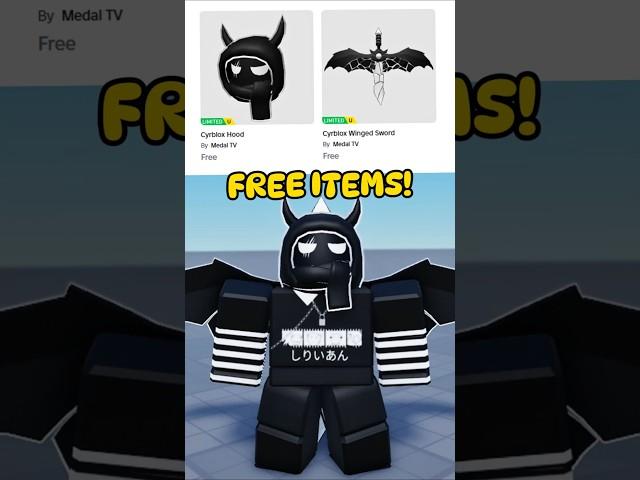 Get These New CyrBlox Free Items! Dominus & Sword Wings! #roblox #shorts