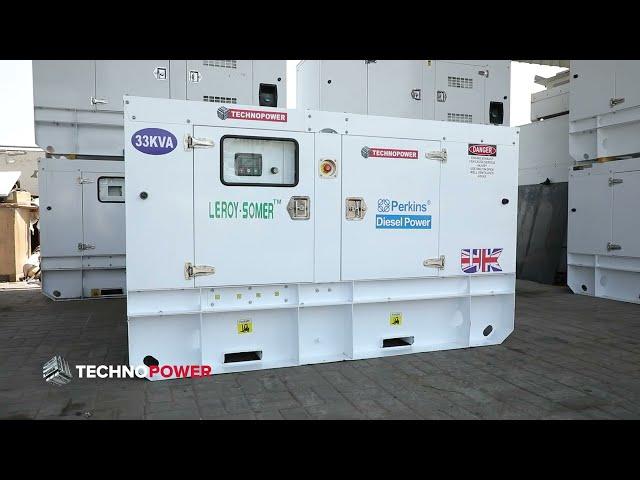 Quiet Strength: TechnoPower 30KVA Generator