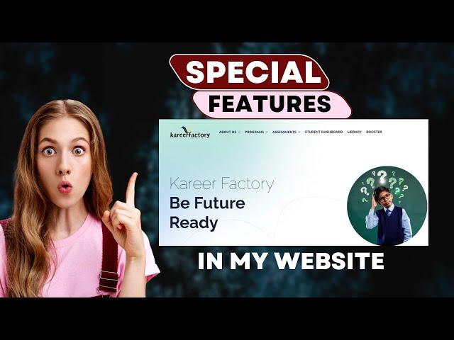 (kareerfactory.in) My website 's best features for students and professionals and..