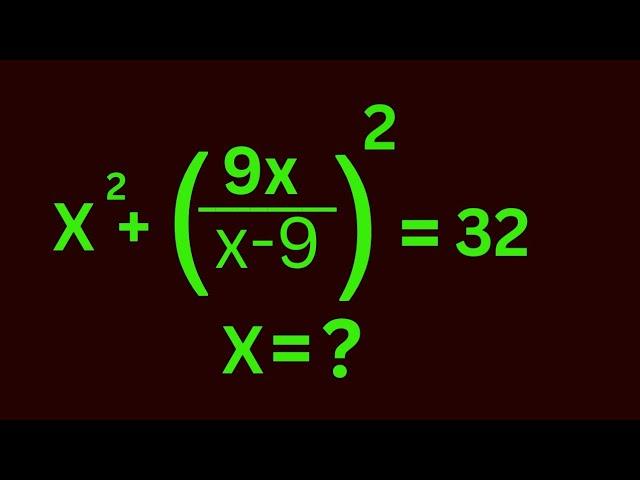 Germany | A Nice Math Olympiad Algebra Problem.