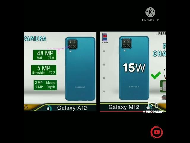 samsung a12 vs samsung m12 | HOUSER REVIEW CHANNEL |