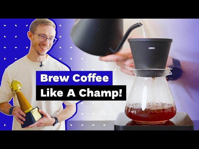 Winning POUR OVER Recipe from World Brewers Cup Champion (Martin Woelfl, Wildkaffee Austria)