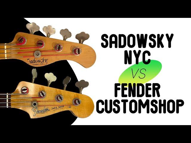 Sadowsky NYC & Fender 64 CustomShop 비교 리뷰 !! -손록손록tv-