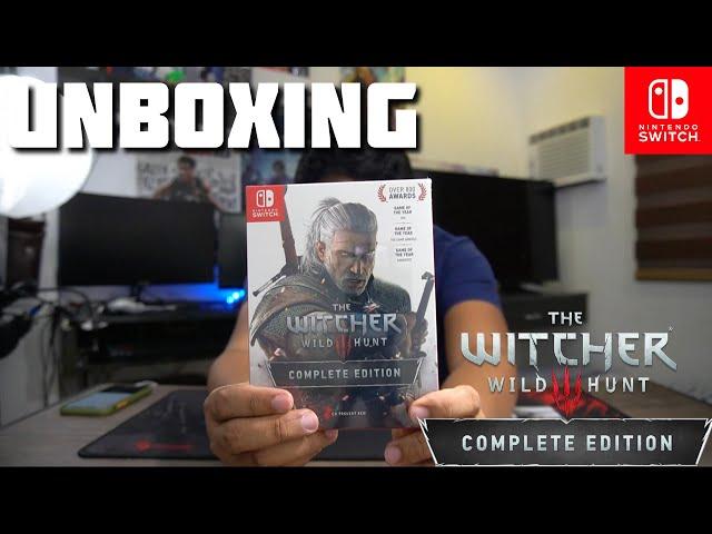 The Witcher III Wild Hunt Complete Edition on Nintendo Switch Unboxing - jccaloy