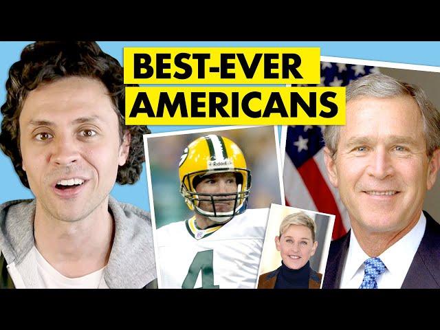 Ranking the 100 Greatest AMERICANS ever