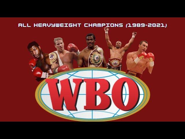 All WBO Heavyweight Champions (1989-2021) Part 1 | Downtown Sports Anatomy