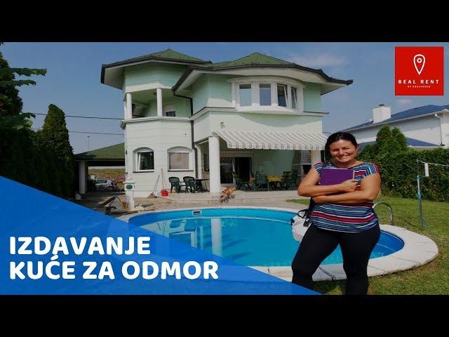 Izdavanje kuće za odmor u Novom Sadu na obali Dunava