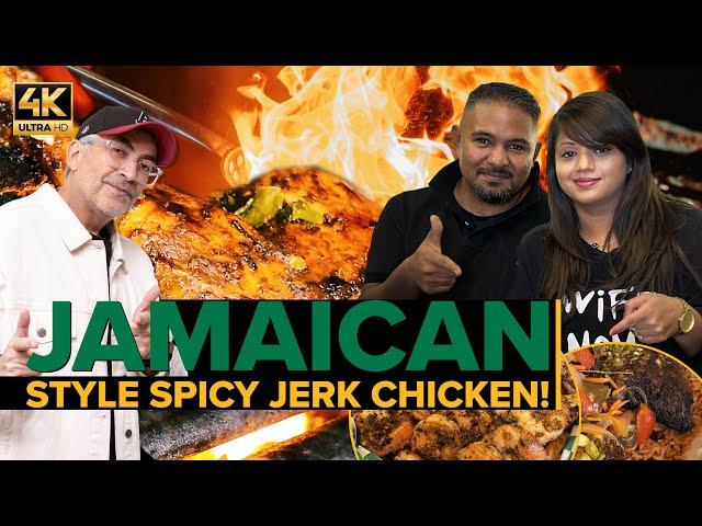 The Best JERK Chicken | Oxtail Stew, Peppa Shrimps, Steak at Island Grill | Street Food Jamaica 