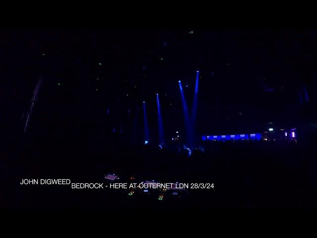 John Digweed Bedrock HERE at Outernet 28:3:24 London