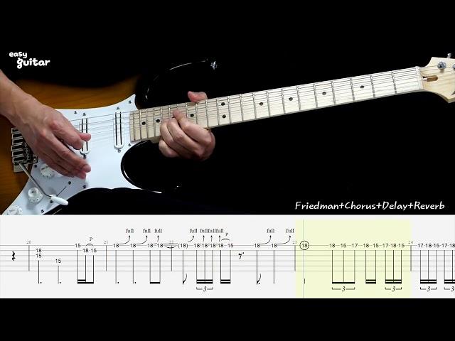 Prince - Purple Rain Guitar Solo Cover Withe Tab