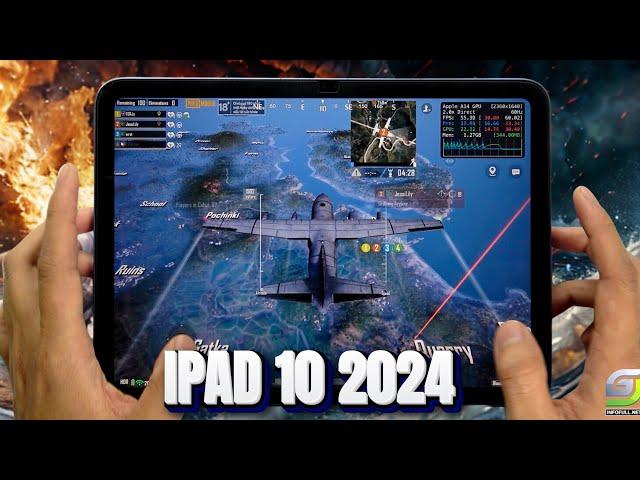 iPad 10th Gen test game PUBG Mobile 2024 | Apple A14