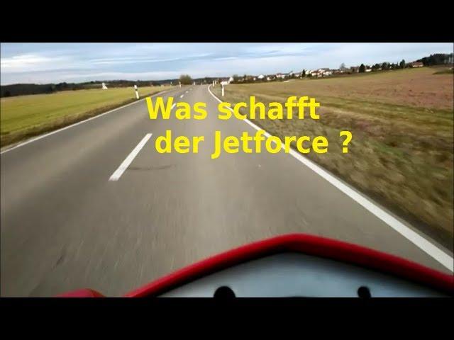 Peugeot Jetforce C-Tech Ohne Drossel | Was schafft er ?