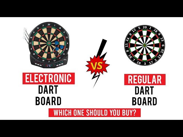 Electronic Dart Board vs Regular Dart Board