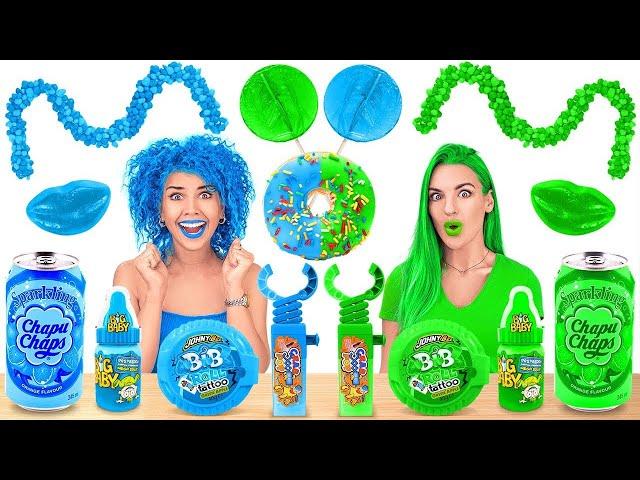 CHỈ ĂN MÓN MỘT MÀU TRONG 24 GIỜ || Mukbang Màu Sắc ! Ai DỪNG TRƯỚC SẼ THẮNG từ 123 GO! CHALLENGE
