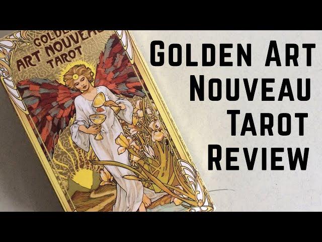 It's dripping gold! The Golden Art Nouveau Tarot - for your pleasure!