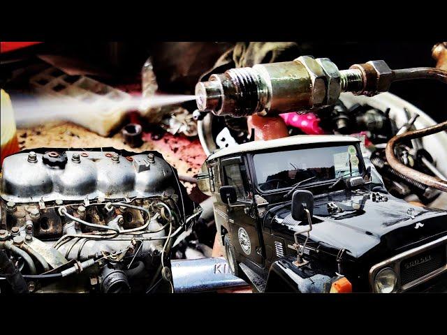 Toyota land cruiser 2b engine nozzles rebuild // Toyota bj engine nozzles repair