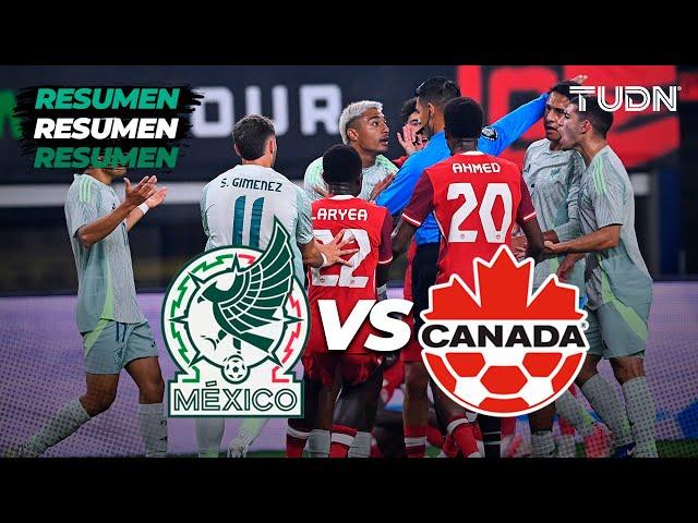 RESUMEN | México vs Canadá | Amistoso Internacional | TUDN