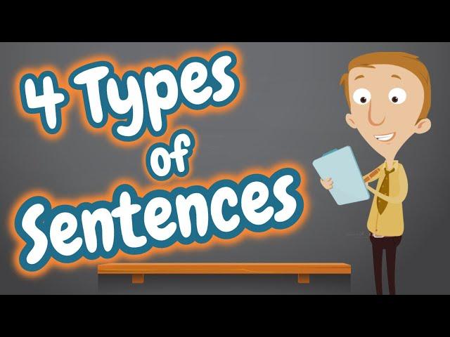 4 Types of Sentences for Kids