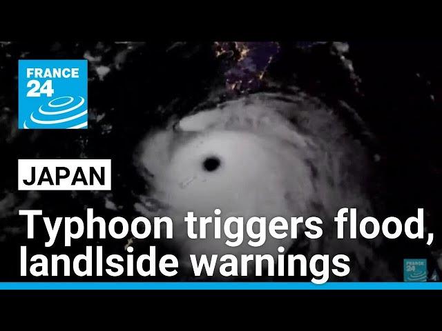 Typhoon Shanshan drenches Japan, prompting landslide and flood alerts • FRANCE 24 English