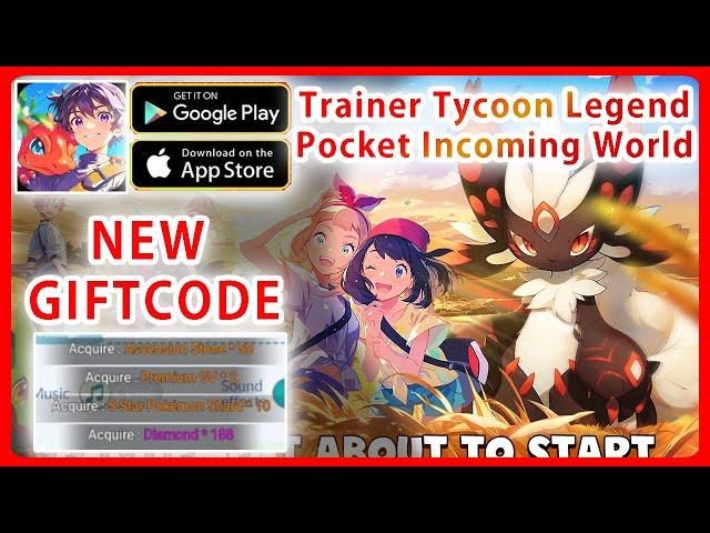 Trainer Tycoon Legends/Pocket Incoming World & New Giftcodes September   188 Diamond, 5 Star Pokemon