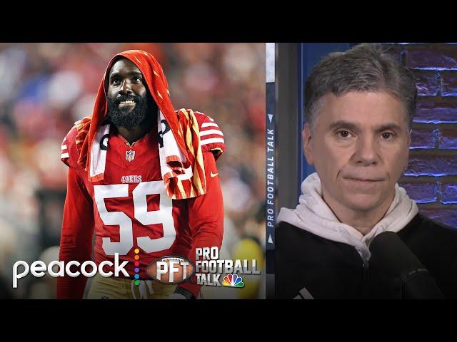 49ers LB De'Vondre Campbell refuses to step into TNF game vs. Rams | Pro Football Talk | NFL on NBC