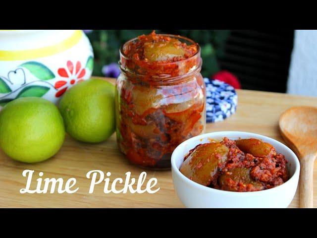 Lime Pickle Recipe || Tasty Homemade Traditional Lime Pickle || No Bitter Pickled Lime||Lemon pickle