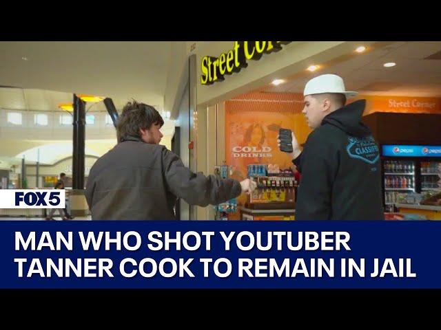 Man who shot YouTuber Tanner Cook to remain in jail