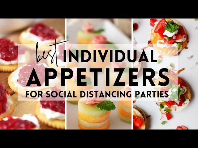 14 Best Individual Appetizers for Social Distancing Parties #recipes #appetizers #sharpaspirant