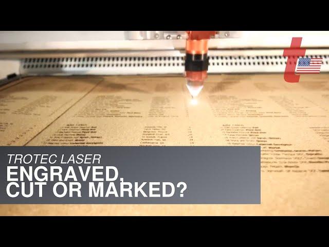 Trotec Laser: Which Materials can be Laser Engraved, Cut or Marked?