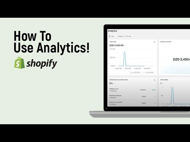 How to use Shopify Analytics [easy]