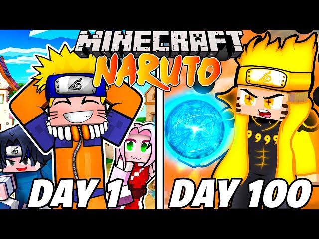 I Survived 100 Days as Naruto in Minecraft... This Is What Happened