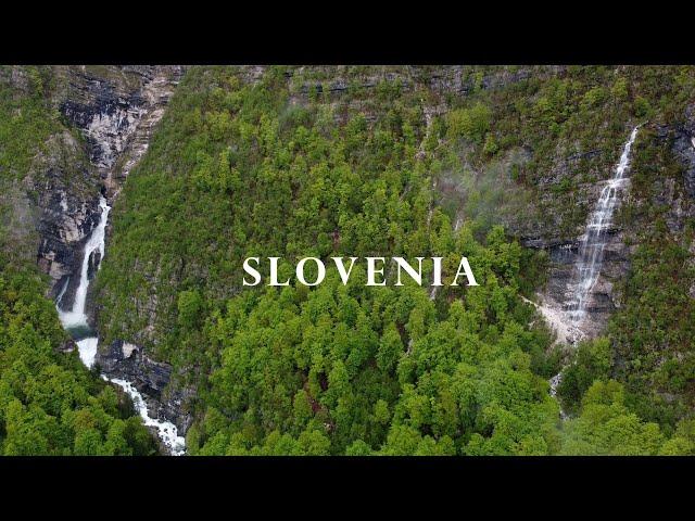 Slovenia Waterfalls - 4K Drone Video