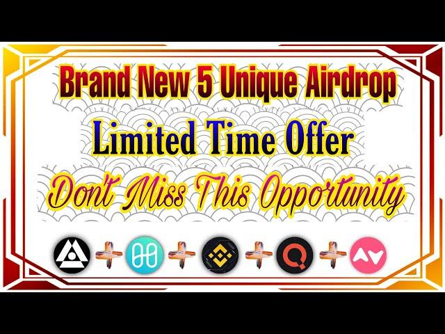 Brand New 5 Unique Airdrop ll Binance 2 Active Event ll Profit Confirm 100% ll @JAOfficialEarning