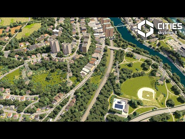 The Perfect Transition from City To Countryside | Cities Skylines 2