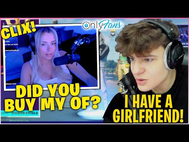 CORINNA Confronts CLIX About BUYING Her OnlyFans & Gets NERVOUS After CLIX Flirts With Her!